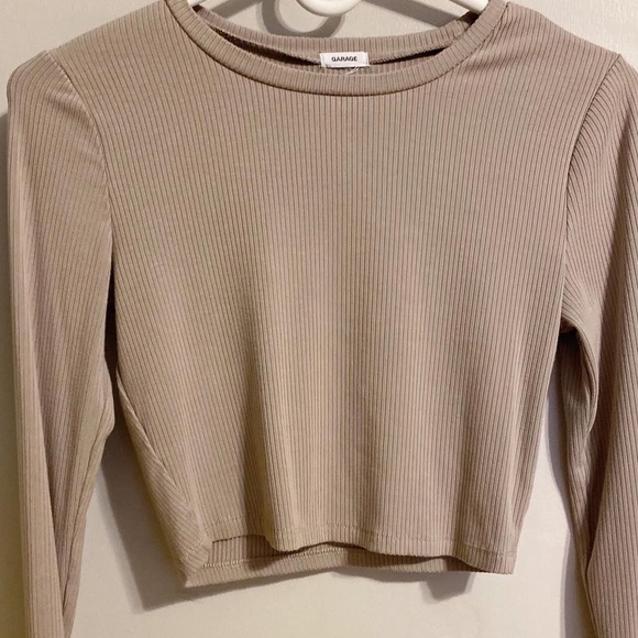 Garage Longsleeve Tee Crop - Picture 1 of 1